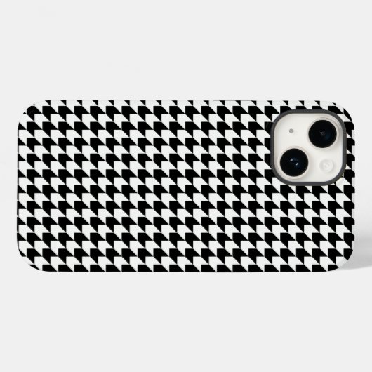 Coques Case-Mate iPhone Motif de base noir classique (Verso (horizontal))