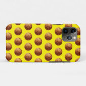 Coques Case-Mate iPhone Motif de basketball orange, (Dos (Horizontal))