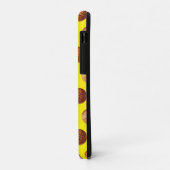 Coques Case-Mate iPhone Motif de basketball orange, (Dos/Gauche)