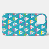 Coques Case-Mate iPhone Motif de bateau à voile Pastel (Verso (horizontal))