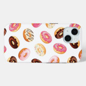 Coques Case-Mate iPhone Motif de beigne douce (Verso (horizontal))