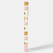 Coques Case-Mate iPhone Motif de beigne rose (Verso / Droite)