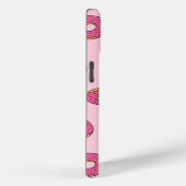 Coques Case-Mate iPhone Motif de beigne rose (Verso / Droite)