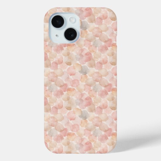 Coques Case-Mate iPhone Motif de blob à l'aquarelle (Verso)