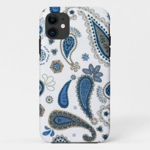 Case-Mate iPhone Case Motif de Bohême Bleu Paisley