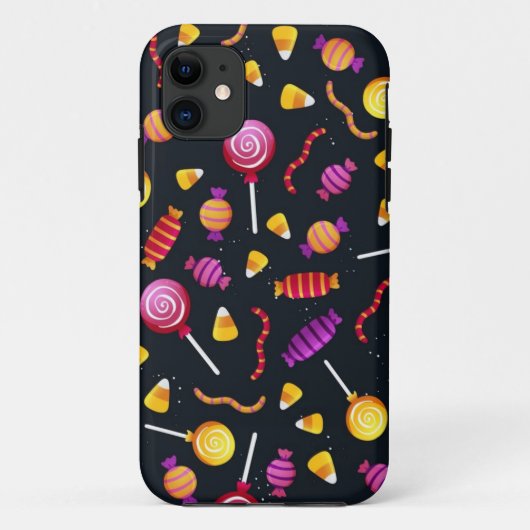 Coques Case-Mate iPhone Motif de bonbons d'Halloween (Dos)