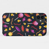 Coques Case-Mate iPhone Motif de bonbons d'Halloween (Dos (Horizontal))