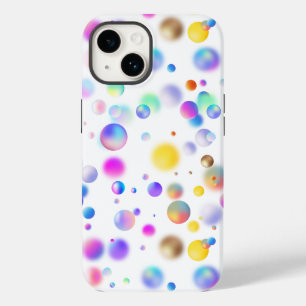 Coque Pour iPhone 14 motif de boules flottantes 3D. Aucun groupe