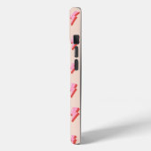 Coques Case-Mate iPhone Motif de boulon de foudre rose (Verso / Gauche)