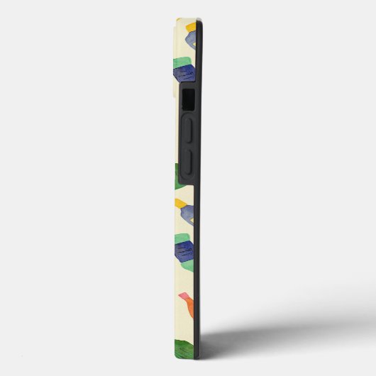 Coques Case-Mate iPhone Motif de bouteille d'aquarelle (Verso / Gauche)