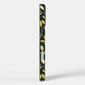 Coques Case-Mate iPhone Motif de branches feuillues jaunes et crème (Verso / Droite)