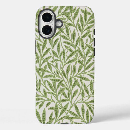 Coques Case-Mate iPhone Motif de branches feuillues vertes (Verso)