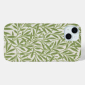 Coques Case-Mate iPhone Motif de branches feuillues vertes (Verso (horizontal))