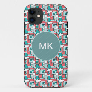 Coque iPhone 11 Motif de briques rétro