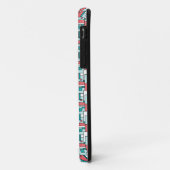 Coques Case-Mate iPhone Motif de briques rétro (Dos/Gauche)