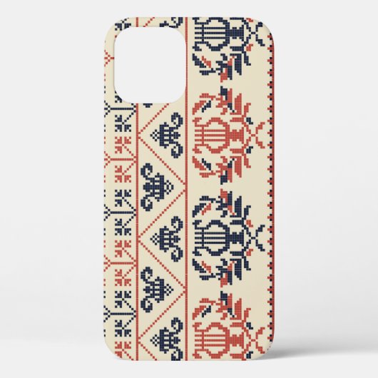 Coques Case-Mate iPhone Motif de broderie palestinienne, motif des (Verso)