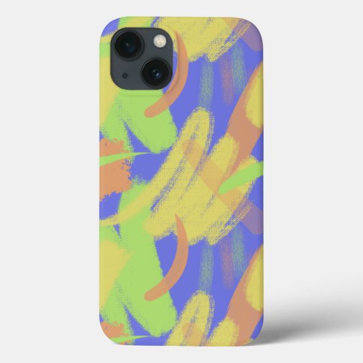 Coques Case-Mate iPhone Motif de brosse rétro (Verso)