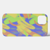 Coques Case-Mate iPhone Motif de brosse rétro (Verso (horizontal))