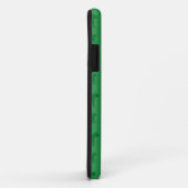 Coques Case-Mate iPhone Motif de bulldog vert (Dos/Droite)