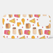 Coques Case-Mate iPhone Motif de burrito pizza sandwich burger frites mign (Verso (horizontal))
