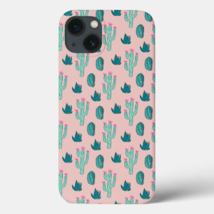 Case-Mate iPhone Case Motif de cactus rose et vert