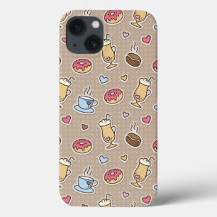 iPhone 13 Coque Motif de café