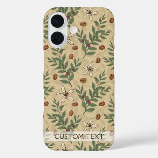Coques Case-Mate iPhone Motif de café (Verso)