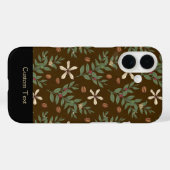 Coques Case-Mate iPhone Motif de café (Verso (horizontal))