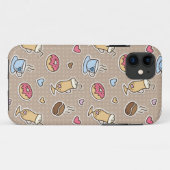 Coques Case-Mate iPhone Motif de café (Dos (Horizontal))