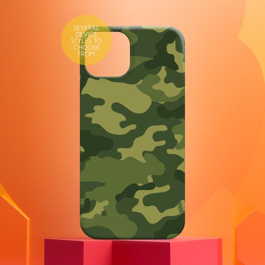 Coques Case-Mate iPhone Motif de caméra militaire - Dark Greens