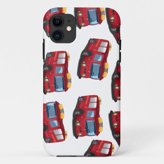 Coques Case-Mate iPhone Motif de camion de pompiers (Dos)