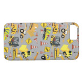 Coques Case-Mate iPhone Motif de camions de construction (Dos (Horizontal))