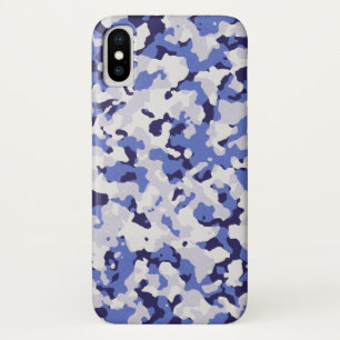 Case-Mate iPhone Case Motif de camouflage bleu