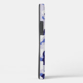 Coques Case-Mate iPhone Motif de camouflage bleu Coque-coque iphone Mate (Verso / Droite)