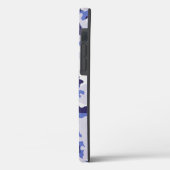 Coques Case-Mate iPhone Motif de camouflage bleu Coque-coque iphone Mate (Verso / Gauche)