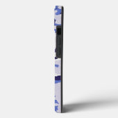 Coques Case-Mate iPhone Motif de camouflage bleu Coque-coque iphone Mate (Verso / Gauche)