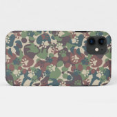 Coques Case-Mate iPhone Motif de camouflage de chien (Dos (Horizontal))