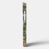 Coques Case-Mate iPhone Motif de camouflage de fleur (Verso / Gauche)