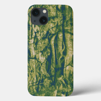 iPhone 13 Case Motif de camouflage d'écorce d'arbre