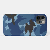 Coques Case-Mate iPhone Motif de Camouflage militaire Manly Blue (Dos (Horizontal))