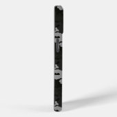 Coques Case-Mate iPhone Motif de camouflage noir (Verso / Droite)