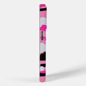 Coques Case-Mate iPhone Motif de camouflage rose (Verso / Droite)