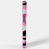 Coques Case-Mate iPhone Motif de camouflage rose (Verso / Droite)