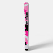 Coques Case-Mate iPhone Motif de camouflage rose (Verso / Gauche)