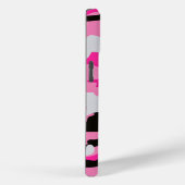 Coques Case-Mate iPhone Motif de camouflage rose (Verso / Droite)