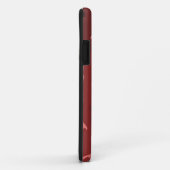 Coques Case-Mate iPhone Motif de camouflage rouge (Dos/Droite)