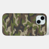 Coques Case-Mate iPhone Motif de camouflage vert (Verso (horizontal))