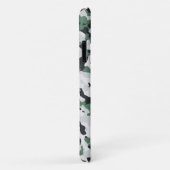 Coques Case-Mate iPhone Motif de camouflage vert (Dos/Droite)