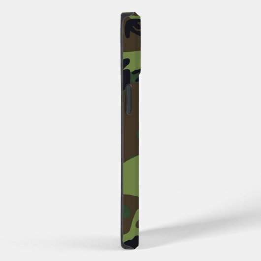 Coques Case-Mate iPhone Motif de camouflage vert (Verso / Droite)