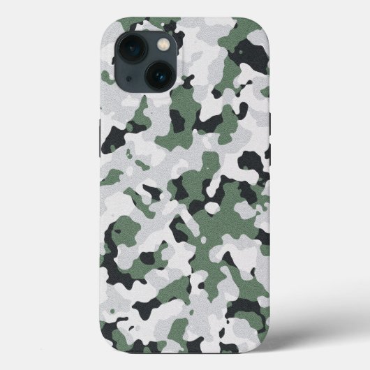 Coques Case-Mate iPhone Motif de camouflage vert Coque-coque iphone Mate (Verso)